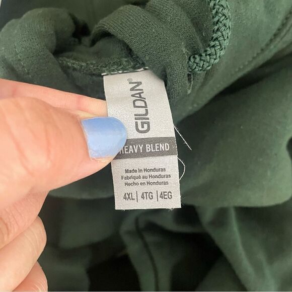 New Philadelphia Eagles Hurts Green Pullover Hoodie Sweatshirt Size 2X-5X - Picture 7 of 10